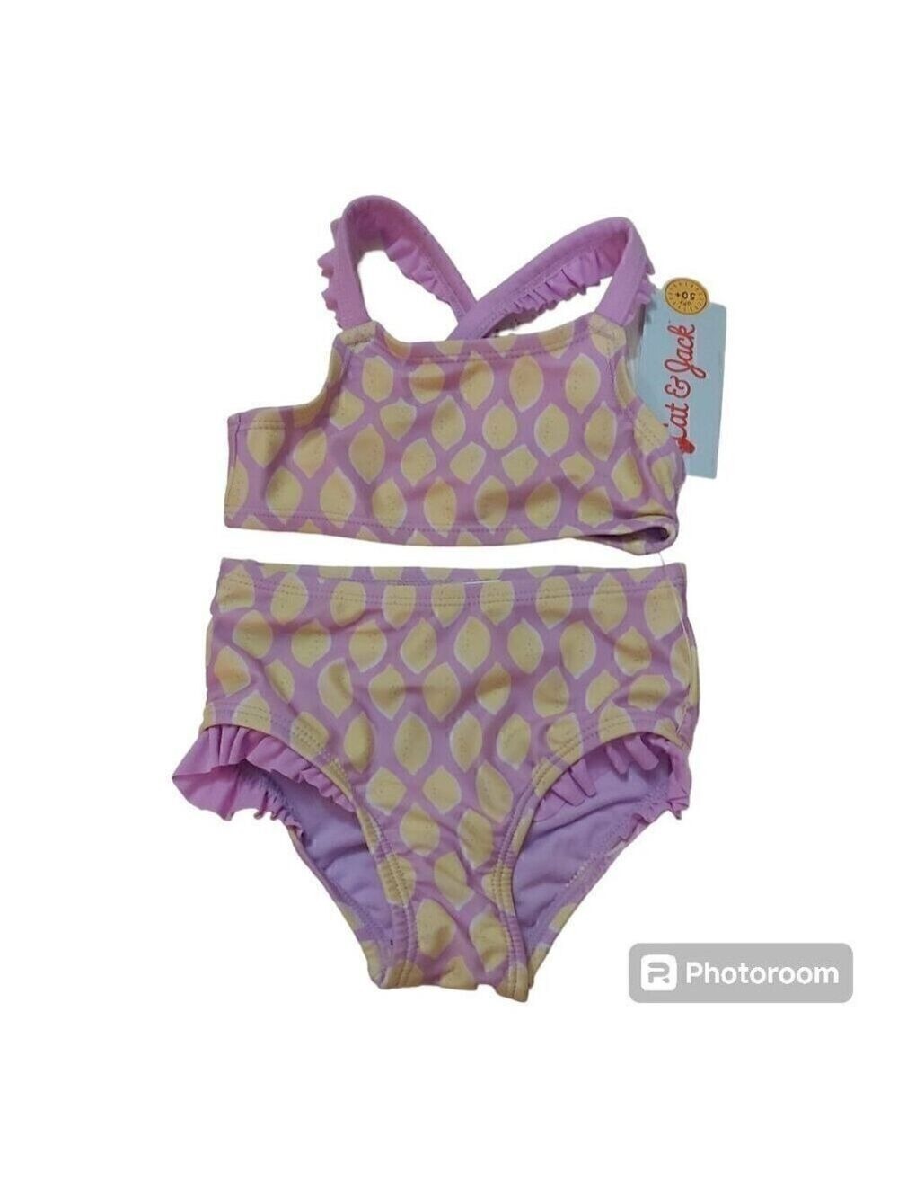 Cat & Jack 12M Cross Back Purple 2-Piece Bikini: Fun & Stylish For Your Baby